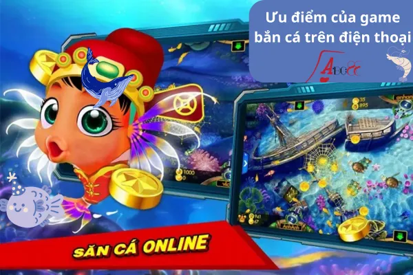 Bắn cá trên điện thoại